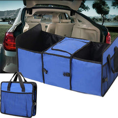 SYGA Insulation Storage Picnic Bag Heavy Shopping Organizer Foldable Storage Bag_Blue