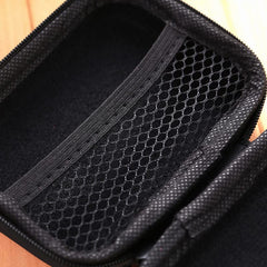 SYGA Headphone Storage Bag Mobile Phone Data Cable Charger Storage Box Headphone Bag Digital Storage(Black)