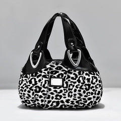 SYGA Women's Printed PU Leather Hobo Bag, Multiple Colors and Patterns, Crossbody Shoulder(LEOPARD PRINT)