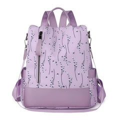 SYGA Women's Floral Backpack – Breathable Travel Bag with Soft Build and Smart Storage