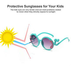 SYGA Kids Goggles, Modern Stylish Eyewears for Boy's and Girls, SideTie Style - Black- Pack of 1