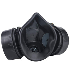 SYGA Pesticide Formaldehyde Paint Spray Protection mask Activated Carbon Double Tank Respirator Silicone antivirus Half mask_Black & Yellow+ I 1 Piece I
