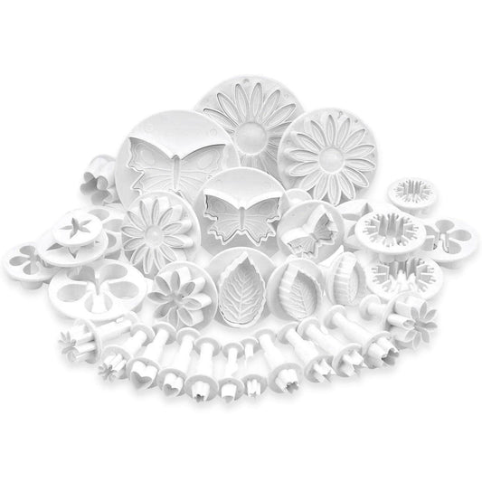 SYGA Flower Fondant Cake Sugarcraft Decorating Kit Combos (Cookie Cutter) set of 33