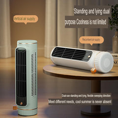 SYGA Summer New Fan Household Vertical Electric Fan Bedroom Circulation Fan Desktop Mute Floor Fan (Green)