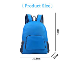SYGA Outdoor Travel Foldable Backpack Waterproof Backpack With Mini Bag Stay-Clean Backpack for Camping, Hiking, Travelling, Outdoor Activities(Blue)