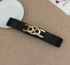 Syga Women's Faux Leather Waist Belt (Pack Of 1) (SYGA_Black)