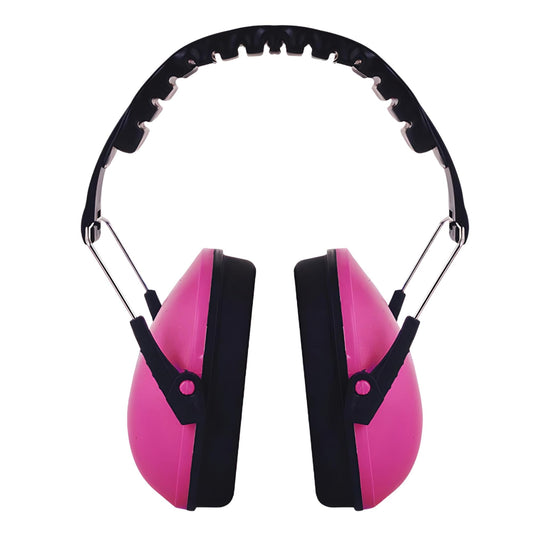 SYGA Children's Noise Reduction Earmuffs, Head-Mounted Soundproof Earmuffs for Learning, Reading, Sleeping, and Airport Use(Rose Red)