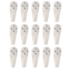 SYGA Set of 15 Medium Invisible HardwallPicture-Hanging Hooks Frame Wedding Photos Mirror Wall Hooks(B008B)