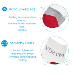MOMISY 5 Pairs Baby Girl Boys Tube ankle Socks for Baby Girl BoysToddlers Infant kids(MYBOY, 6 Year to 8 Year)