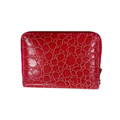 SYGA Women's Fashion Wallet, Double Zipper with Card Slots and Coin Pouch(Burgundy)