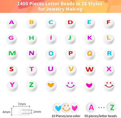 SYGA Beads for Kids Crafts Children's Jewelry Making Kit DIY Bracelets Necklace Hairband and Rings Craft Kits Birthday for 4, 5, 6, 7-Year-Old Little Girls-Multicolor (DIYBeadsSet-34)