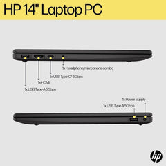 HP 14 245, AMD Ryzen 5 7520U Quad Core - (8 GB/512 GB SSD/AMD Radeon Graphics/Windows 11 Home) Thin and Light Business Laptop/14.0" HD Display/Ash Grey/1.36 kg