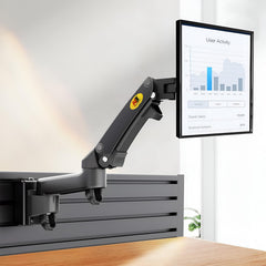 SYGA NB Monitor Desk Mount, 17-27 Inch Screen Bracket, Gas Spring Arm, 2-7 kg Load Capacity