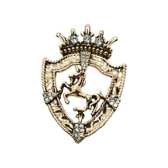 SYGA Brooch Cross-Border Alloy Retro Boys Clothing Corsage Pin Men's Chest Suit Accessories(Ancient Bronze)