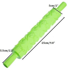 SYGA Sky Blue Butterfly Printing Portable Roller Cake Decorating Baking Mould Fondant Tool