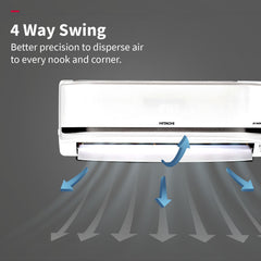 Hitachi 2 Ton Class 5 Star Xpandable+ Inverter Split AC (100% Copper, 4-Way Swing, ice Clean, Dust Filter, 5500STXL RAS.V522PCBISH1, White)