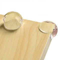 SYGA Set of 8 Transparent Round Baby Safety Corner Gaurd Baby Proofing Corner Protector