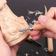 SYGA Set of 12 Wood Carving Tool Knife Kit for Wax, Rubber, Pumpkin, Soap, Vegetables and More for Kids and Beginners