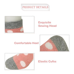 MOMISY 5 Pairs Baby Girl Boys Tube Socks Toddlers Infant Solid Color Boat Spring and Autumn Socks Stretch Baby Sock - Multicolor (IN, Age, 6 Years, 8 Years, RoseRed)