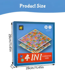 SYGA Children 2-in-1 Magnetic Flying Chess Set with Pair and Match Game, Educational Toy for Ages 4-8 Years Old