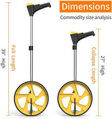 SYGA Digital Distance Measuring Wheel up to 10000 Meter count With Measuring Tools for Surveyor Builders Workers
