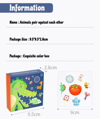 SYGA Children's Educational Logical Thinking Training Family Interactive Board Game Toy Crazy Pair-to-Punch Memory Card(Green)