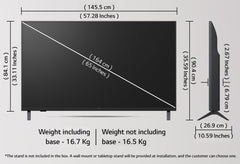 LG 164 cm (65 inches) UA82 Series 4K Ultra HD Smart webOS LED TV 65UA82006LA