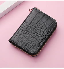 SYGA Women's Card Holder Coin Purse Multi-Card Slot Pu Pickup Case Zipper Small Wallet Driver's License Bag