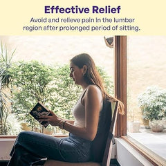 Eder Care Back Support for Chair, Car Seat Back Support, Orthopedic Lumbar Support Back Rest for Back Pain Relief - Back Pillow for Sitting