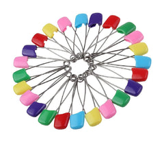 SYGA 12 Pcs Safety Pins Adjustable Pin Women Trousers Pearl Collar Multipurpose Buckle Garment Apparel Accessories - Multi Color