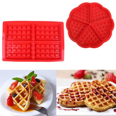 SYGA Silicone Baking Round & Square Waffles Mould Muffin Pans Baking Moulds