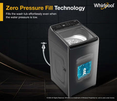 Whirlpool 8 Kg 5 MAGIC CLEAN PRO SW H Fully Automatic Top Load Washing Machine (MAGIC CLEAN PRO SW H KG GREY 10YMW with In-Built Heater)