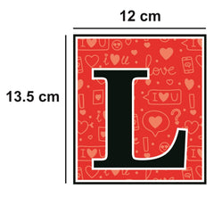 SYGA Red Love Banner, Party Photo Booth Props