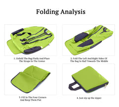 SYGA Outdoor Travel Foldable Backpack Waterproof Backpack With Mini Bag Stay-Clean Backpack for Camping, Hiking, Travelling, Outdoor Activities(Green)