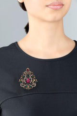 SYGA Brooch Pin Fashion Crystal Rhinestone Jewellery Pin Vintage Clothing Accessories Decoration Corsage Crown Style Brooches For Women- S256