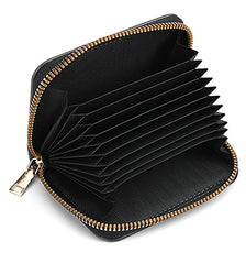 SYGA Women's Card Holder Coin Purse Multi-Card Slot Pu Pickup Case Zipper Small Wallet Driver's License Bag