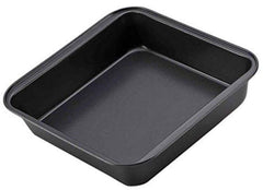 SYGA 1 Piece Heavy Duty Carbon Steel Square Bread Loaf Cake Mould Pan Tray for Baking Non Sticky Tin Teflon Coating-22 cm * 4cm