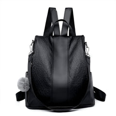 SYGA Women Stylish Travel Backpack – Waterproof, Solid Color Design with Soft Handle
