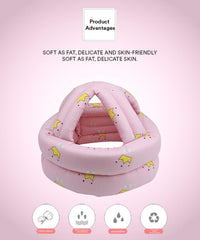 SYGA 1 Piece Infant, Toddler & Baby Child Helmet Head Protector Cushion Bonnet_Crown_Pink