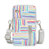 SYGA WOMEN'S SHOULDER CROSS BODY PURCE OXFORD CLOTH Multi Color stripes Design MULTI PURPOSE BAG