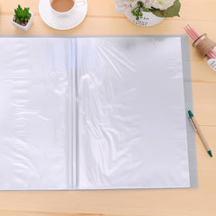 SYGA Student & Children's Art Organizer A3 & 8K Portfolio Folder Picture Album, Collection Album, Certificate Holder (A3/8K 30 Pages - Blue)