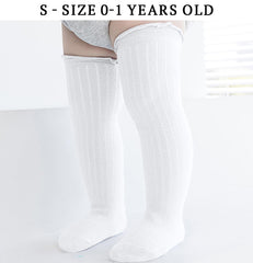 SYGA Baby Socks Soft & Cozy Cotton Blend Socks for Infants and Toddlers Size-S Suitable For 0-1 Years old(Light Blue)