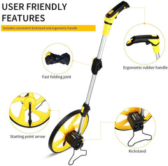 SYGA Digital Distance Measuring Wheel up to 10000 Meter count With Measuring Tools for Surveyor Builders Workers