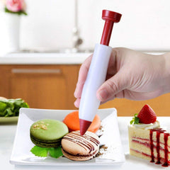 SYGA 1 Piece Dessert Decorators Cake Decorating Icing Piping Cream Syringe Tips Muffin Cake Cookie Pastry Pen