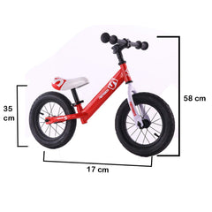 SYGA 12" Balance Bike for Children Without Pedaling_Red