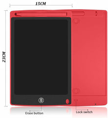 SYGA LCD Writing Pad, 12 inch Kids Doodle & Scribble Boards Erasable Writing Tablet for Kids Adults, Black