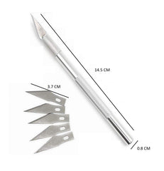 SYGA Steel Art and Craft Knife with 5 Blades