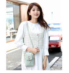 SYGA Mobile Phone Bag White Ladies Bags Ladies Shoulder Bag Small Bag One Piece