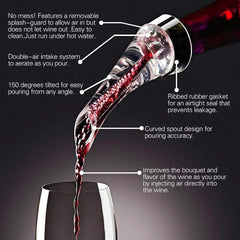 SYGA Wine Aerator Pourer - Premium Aerating Pourer and Decanter Spout