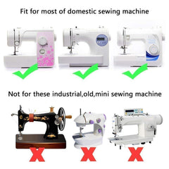Imported 32 Sewing Machine Presser Foot Kit fit for Brother Singer Janome (Silver)